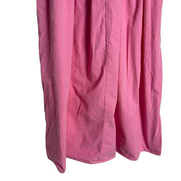 Ciao Lucia Fabia Pink Sleeveless Ruched Barbiecore Party Midi Dress Size Small - Picture 9 of 15